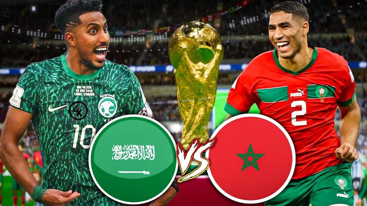 بث مباشر.. مجانا الان مباراة السعودية والمغرب في كأس العرب.. من يخطف التأهل